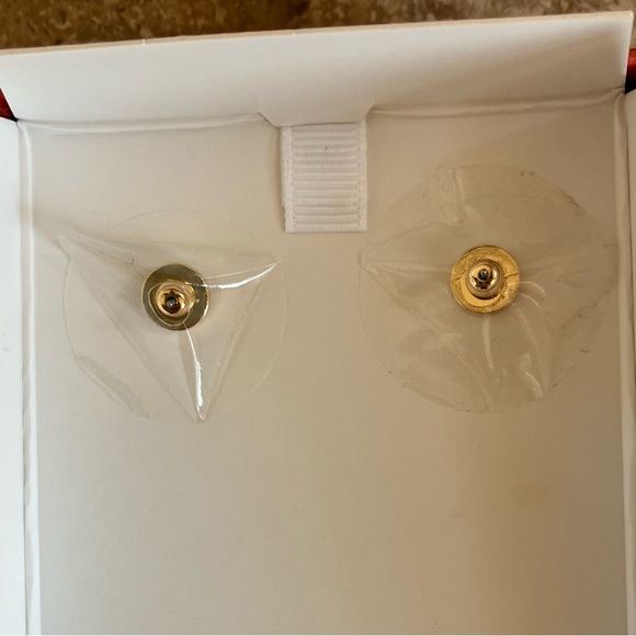 New Piper K Silver & Glass Stone Snowflake Earrings Lead Safe Nickel Free - Picture 4 of 4